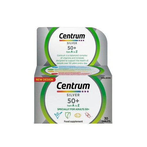 Centrum Silver 50+ A-Z Витамини и минерали за възрастни х30 таблетки
