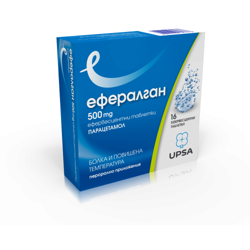 ЕФЕРАЛГАН ефервесцентни таблетки 500 мг * 16 