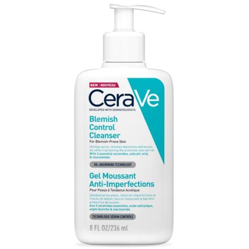 CeraVe Почистващ гел за лице против несъвършенства 236 мл