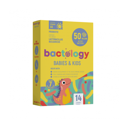 Bactology Babies & Kids Пробиотик за бебета, деца и подрастващи х14 сашета