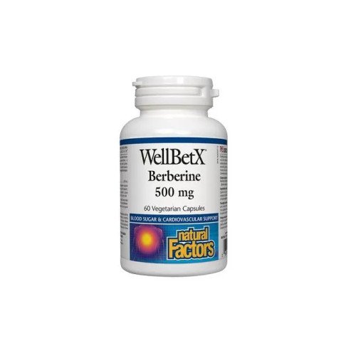 Natural Factors WellBetX Berberine  500 мг х 60 капсули