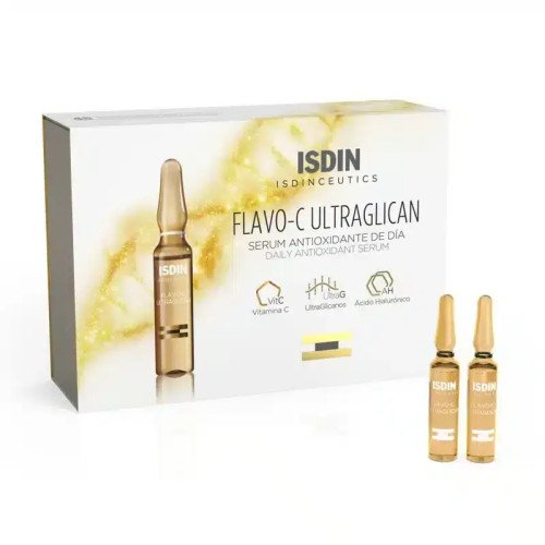 ISDIN  Flavo-C Ultraglican Дневен антиоксидантен серум 10 броя х2 ml