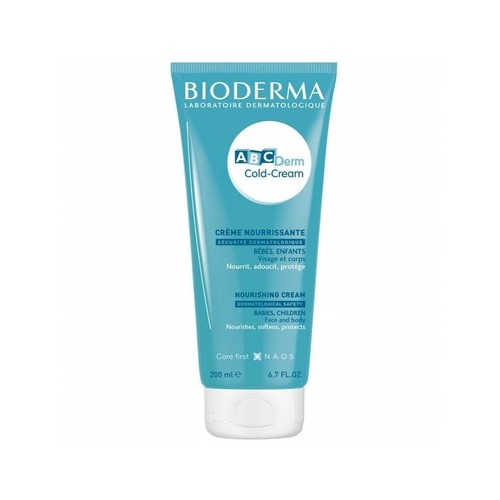 Bioderma ABCDerm Подхранващ крем за лице и тяло за суха бебешка и детска кожа x200 мл