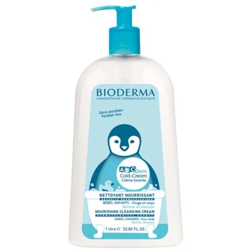 Bioderma ABC Derm Подхранващ измиващ душ-крем 1000 мл