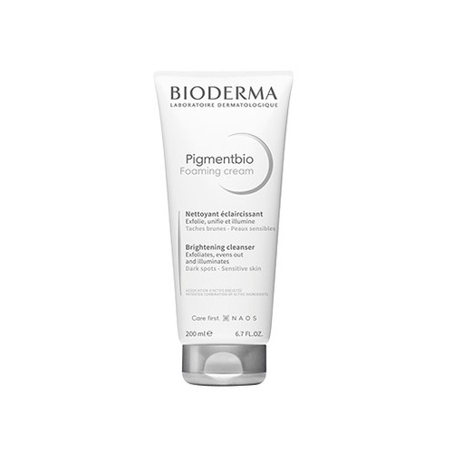 Bioderma Pigmentbio Ексфолираща почистваща крем-пяна за хиперпигментирана кожа x200 мл