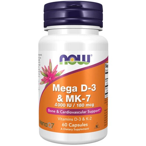 Mega D3 & K2 MK-7 4000 IU/180 мкг 60 капсули 