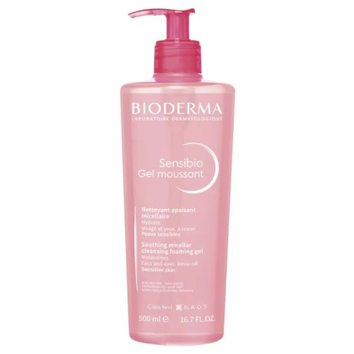 Bioderma Sensibio Нежен измиващ гел за чувствителна кожа 500 мл