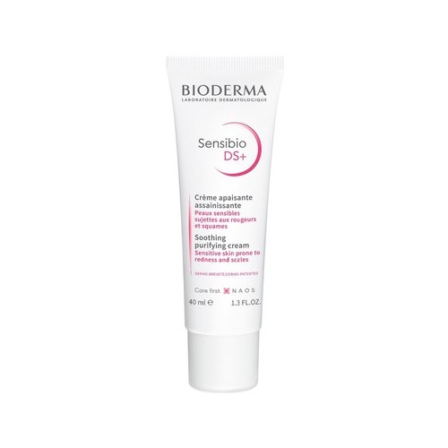 Bioderma Sensibio DS+ Успокояващ крем против зачервявания и сквами при себореен дерматит х40 мл