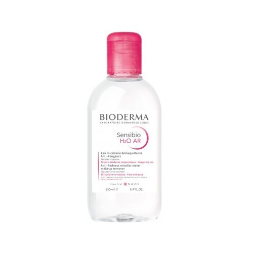 Bioderma Sensibio H2O AR Мицеларна вода за кожа със зачервявания x250 мл