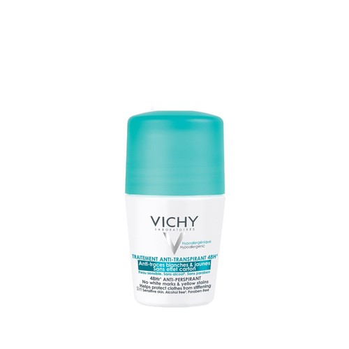 Vichy Рол-он дезодорант против изпотяване 48 часа без бели следи х50 мл