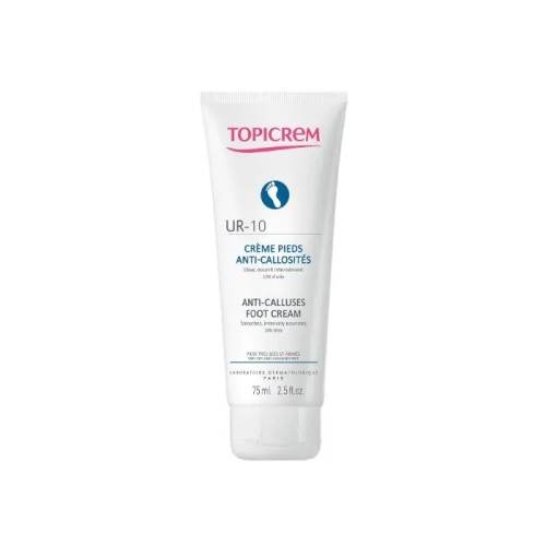 Topicrem UR-10 Anti-Calluses Foot Cream Подхранващ крем за крака и напукани пети 75 мл