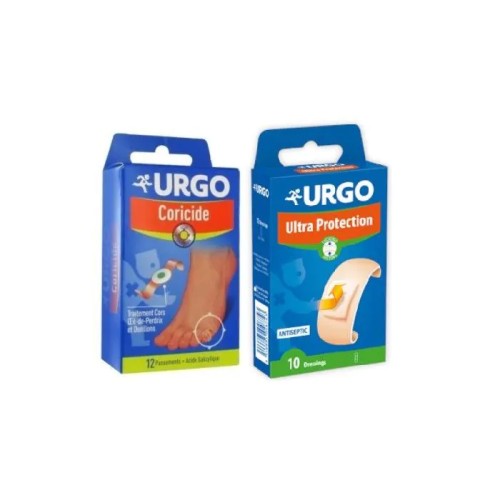 Urgo Комбинация за премахване на мазоли и кокоши трън 1+1 Комплект