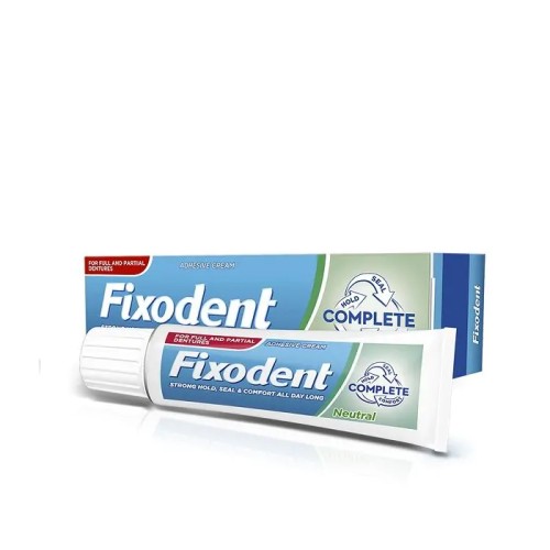 Fixodent Complete Neutral Фиксиращ крем за зъбни протези 47 гр