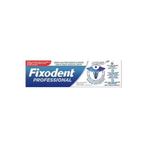 Fixodent Professional Лепило за зъбни протези 40 гр