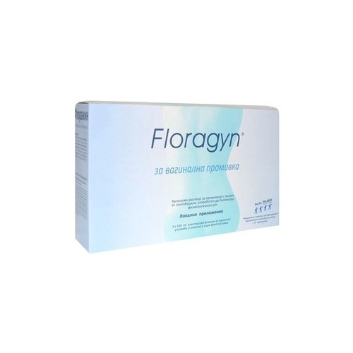 Floragyn Вагинален разтвор за промивка х5 флакона