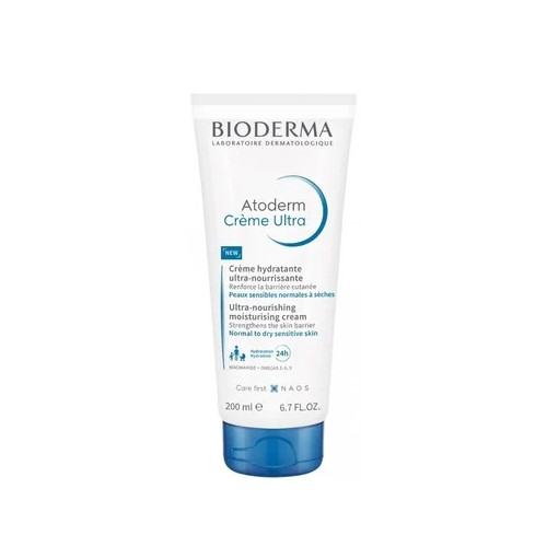 Bioderma Atoderm Ultra Хидратиращ и подхранващ крем за лице и тяло без аромат х200 мл