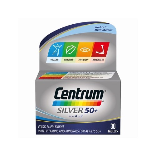 Centrum Silver 50+ A-Z Витамини и минерали за възрастни х30 таблетки