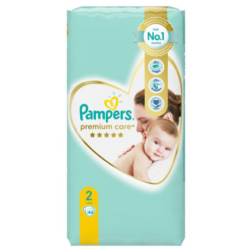 Пелени Pampers Premium Care Размер 2 Mini 46 бр