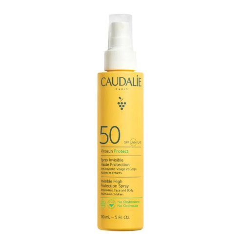 Caudalie Vinosun Protect Недвидим слънцезащитен спрей за лице и тяло SPF50 150 мл 