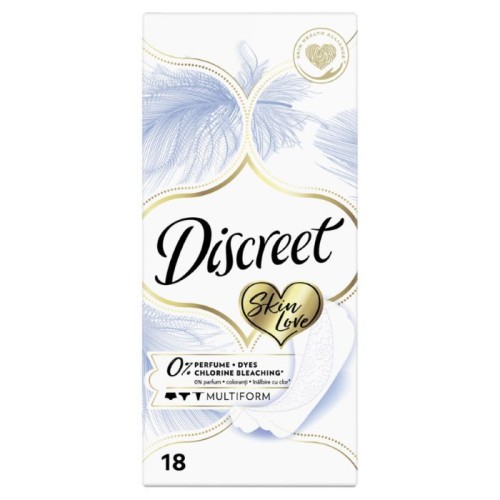 Discreet Skin Love Ежедневни дамски превръзки х 18 бр