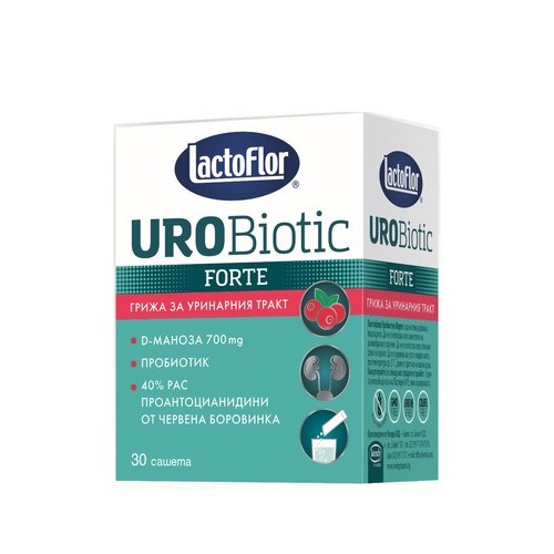 LactoFlor Urobiotic Forte за уринарния тракт x30 сашета