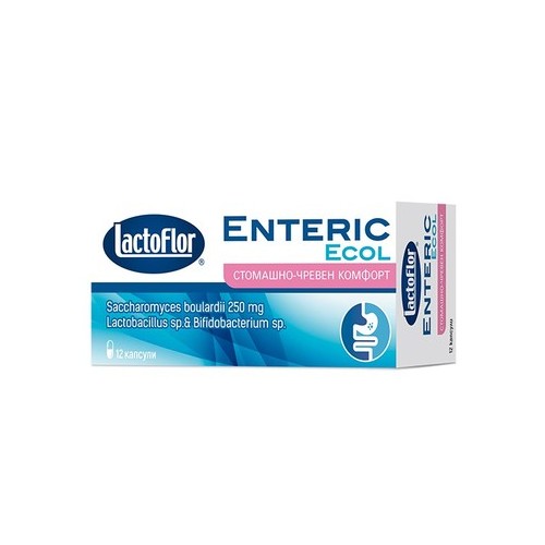 LactoFlor Enteric Ecol при диария х12 капсули