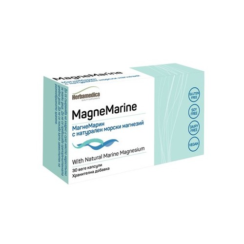 Magne Marine Натурален морски магнезий 350 мг х30 капсули Herbamedica