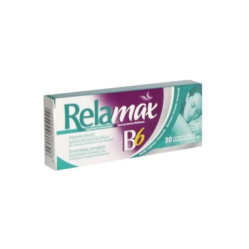 Relamax B6 за нормална функция на нервната система х 30 таблетки