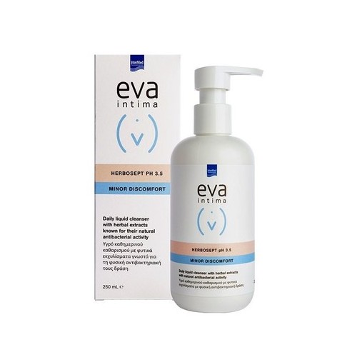 Eva Intima Herbosept Почистващ гел при лек дискомфорт pH 3.5 х250 мл