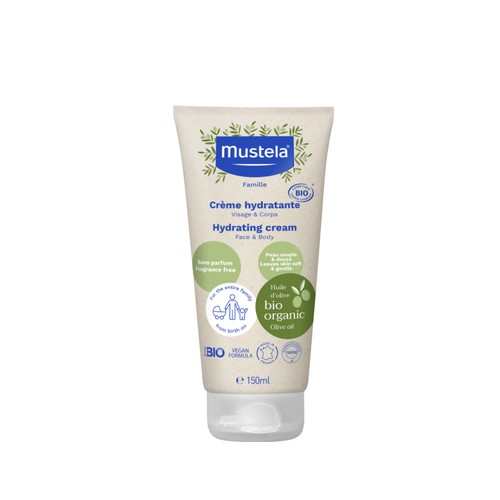 Mustela Organic Хидратиращ крем за лице и тяло х150 мл