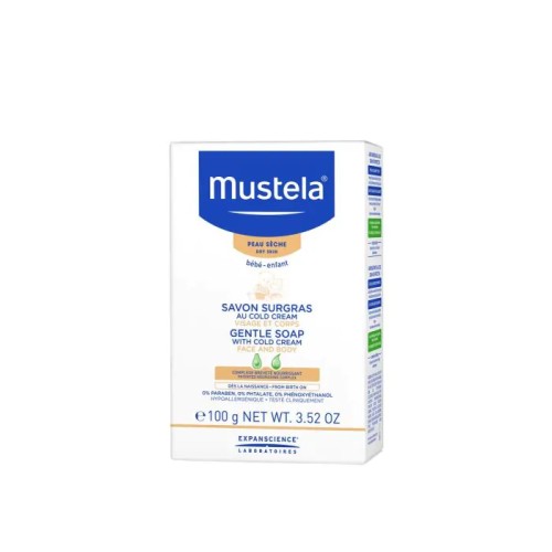 Mustela Нежен сапун с колд крем за суха кожа 100 гр