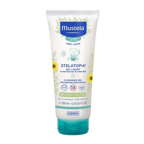 Mustela Stelatopia Душ-гел за атопична кожа 200 мл