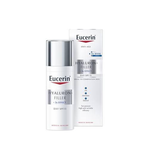 Eucerin Hyaluron-Filler Light Дневен крем за нормална и смесена кожа SPF15 х50 мл