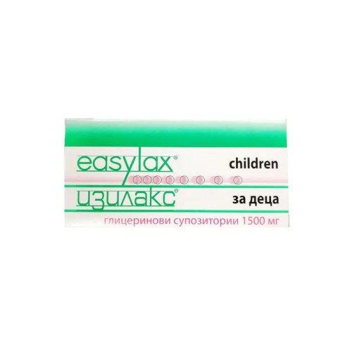Easylax Глицеринови супозитории за деца 1500 мг х18 бр