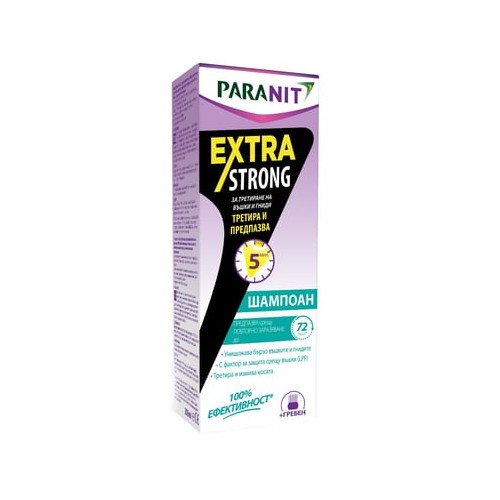 Paranit Extra Strong Шампоан против въшки x200 мл