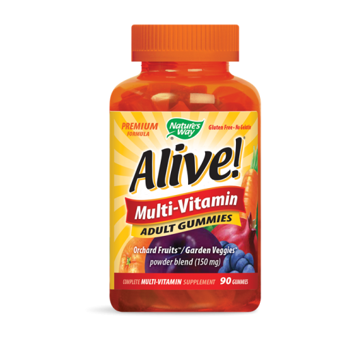 Alive Multi-Vitamin мултивитамини за възрастни 90 желирани таблетки