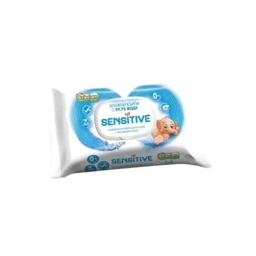 Bebelan Sensitive Бебешки мокри кърпи за чувствителна кожа 64 бр