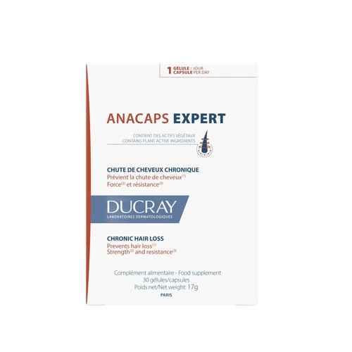Ducray Anacaps Expert при хроничен косопад х30 капсули