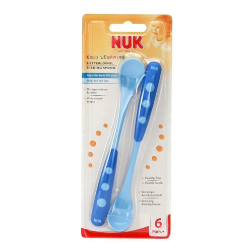 Nuk Easy Learning Soft Spoon Лъжички пластмасови 6+М х 2 бр