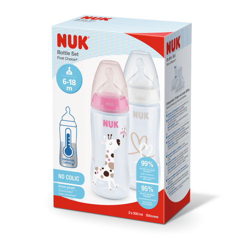 Nuk Сет бебешки шишета 2бр. First Choice