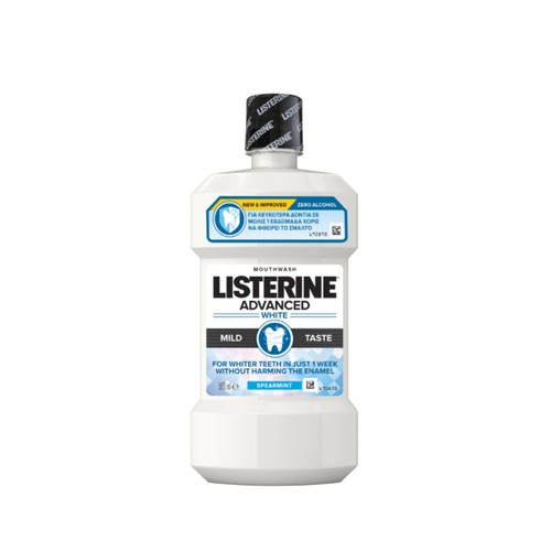 Listerine Advanced White Избелваща вода за уста х500 мл