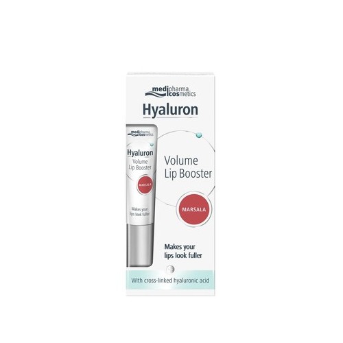 Medipharma Hyaluron Обемен филър за устни цвят марсала х7 мл