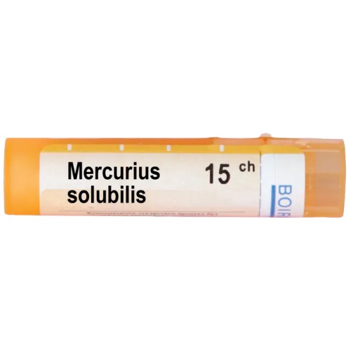 Boiron Mercurius solubilis Меркуриус солубилис 15 СН