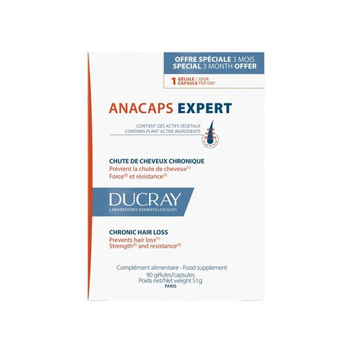 Ducray Anacaps Expert при хроничен косопад х90 капсули