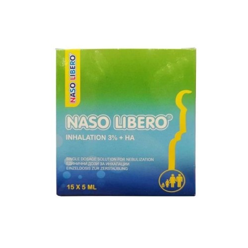 Naso Libero Inhalation 3% + HA разтвор за инхалации в монодози 5мл х 15 ампули