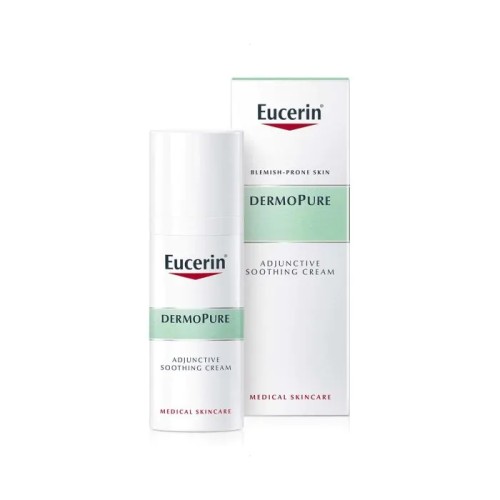 Eucerin DermoPure Интензивен успокояващ крем за лице за акнеична кожа 50 мл