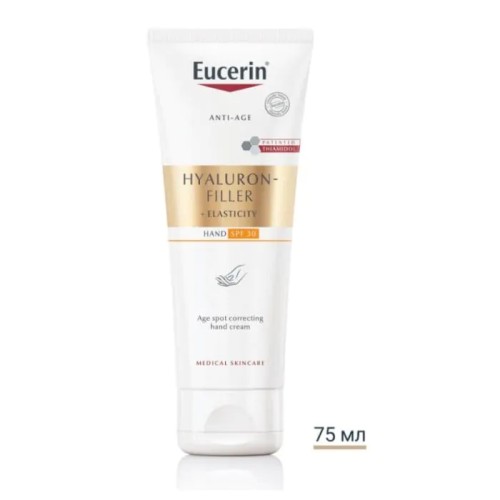 Eucerin Hyaluron-Filler + Elasticity Крем за ръце SPF30 75 мл