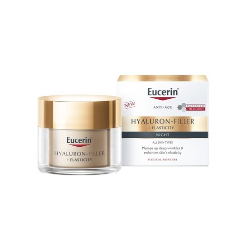 Eucerin Hyaluron-Filler + Elasticity Нощен крем за зряла кожа х50 мл