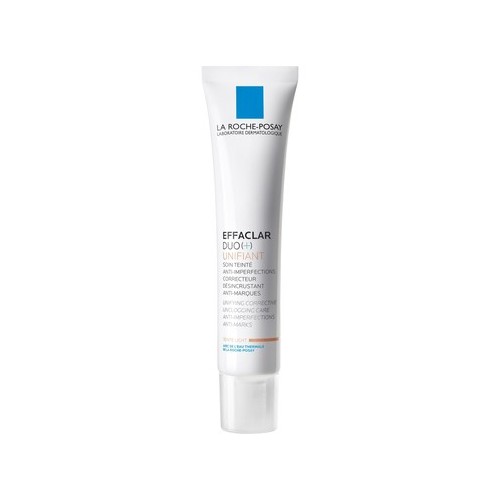 La Roche-Posay Effaclar Duo+ Unifiant Коригиращ оцветен крем за лице за мазна и акнеична кожа против несъвършенства светъл цвят х40 мл