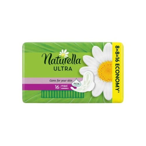 Naturella Ultra Maxi Дневни дамски превръзки с лайка 16 бр